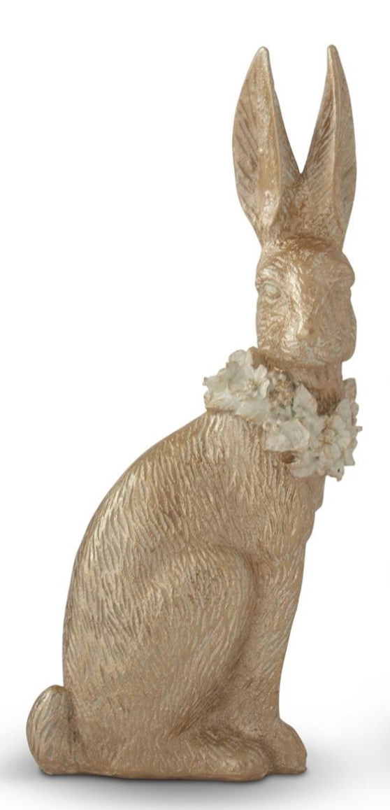 LARGE GOLD EASTER BUNNY