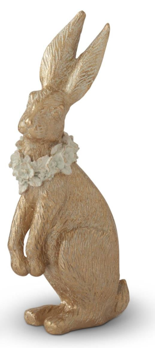 LARGE GOLD EASTER BUNNY