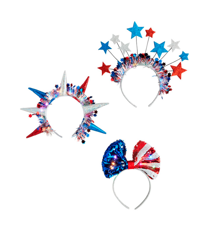 LIGHT UP PATRIOTIC HEADBAND