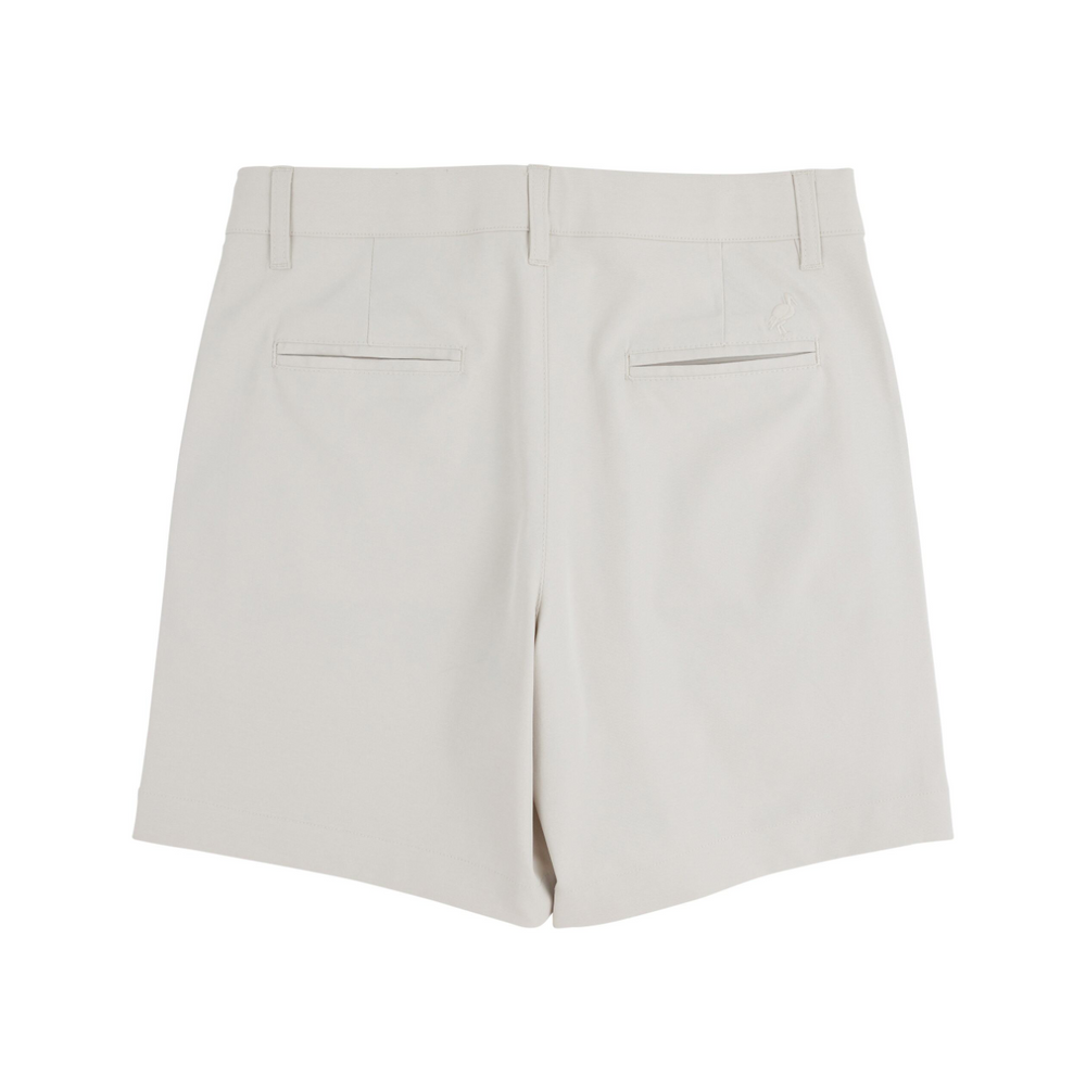 Beige shorts on a white background