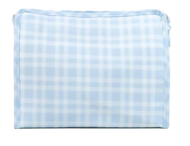 PIMLICO PLAID BLUE ROADIE BAG