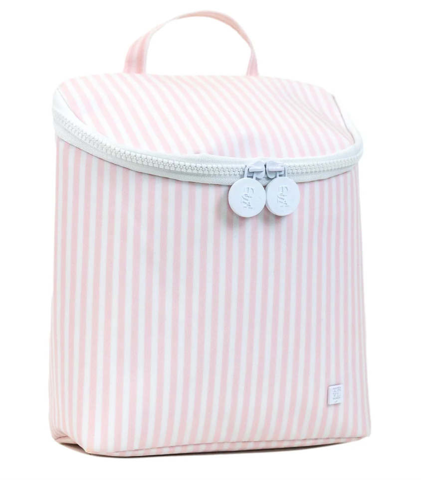 PIMLICO STRIPE PINK TAKE AWAY BAG