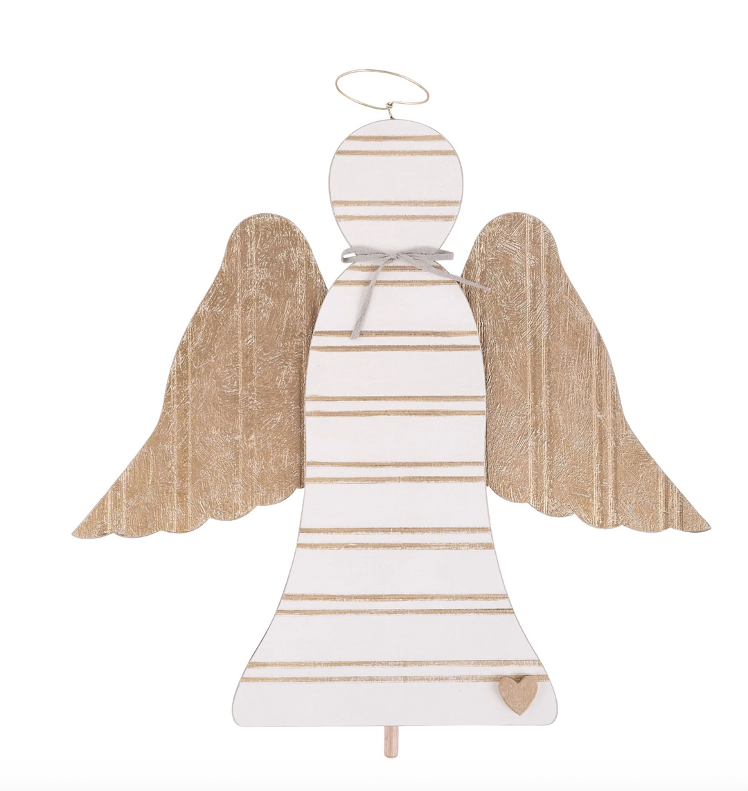 wooden angel topper