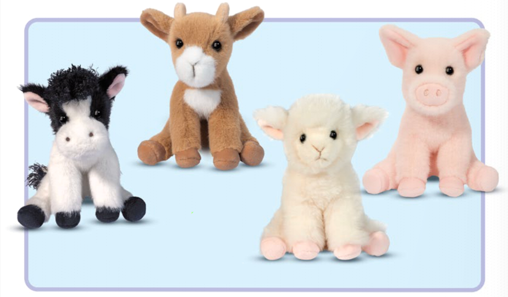 MINI SITTING FARM STUFFED ANIMAL