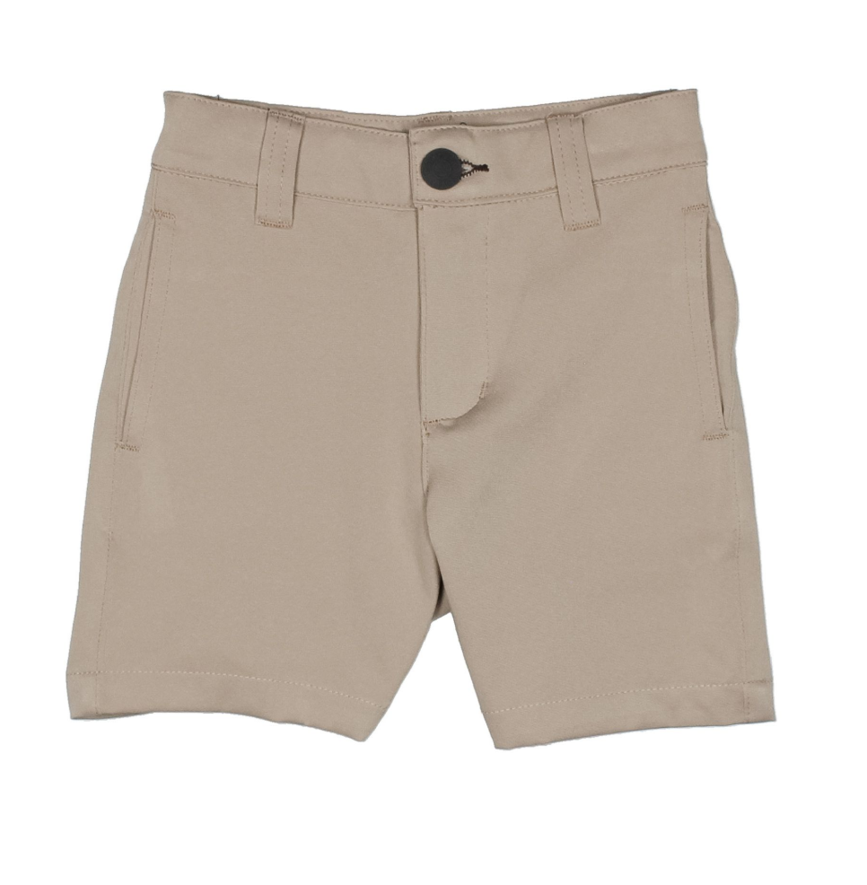 KHAKI BOYS FAIRWAY SHORT