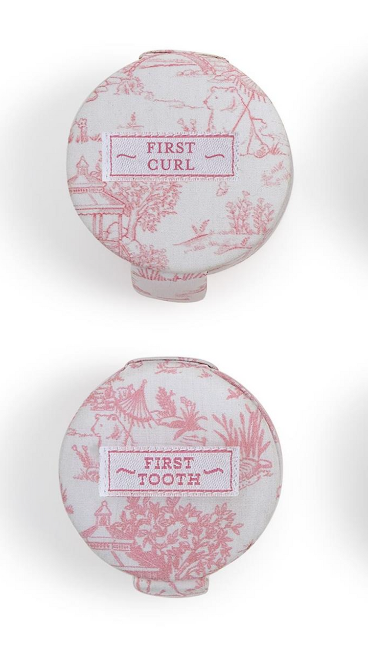 ANIMAL TOILE FIRST TOOTH & FIRST CURL KEEPSAKE BOX SET