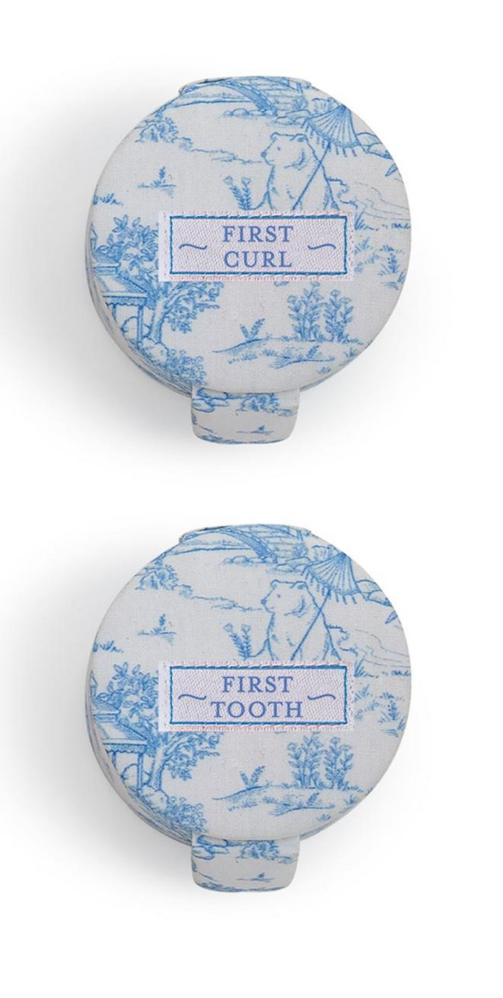 ANIMAL TOILE FIRST TOOTH & FIRST CURL KEEPSAKE BOX SET