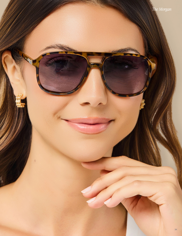 MORGAN BROWN TORTOISE SUNGLASSES