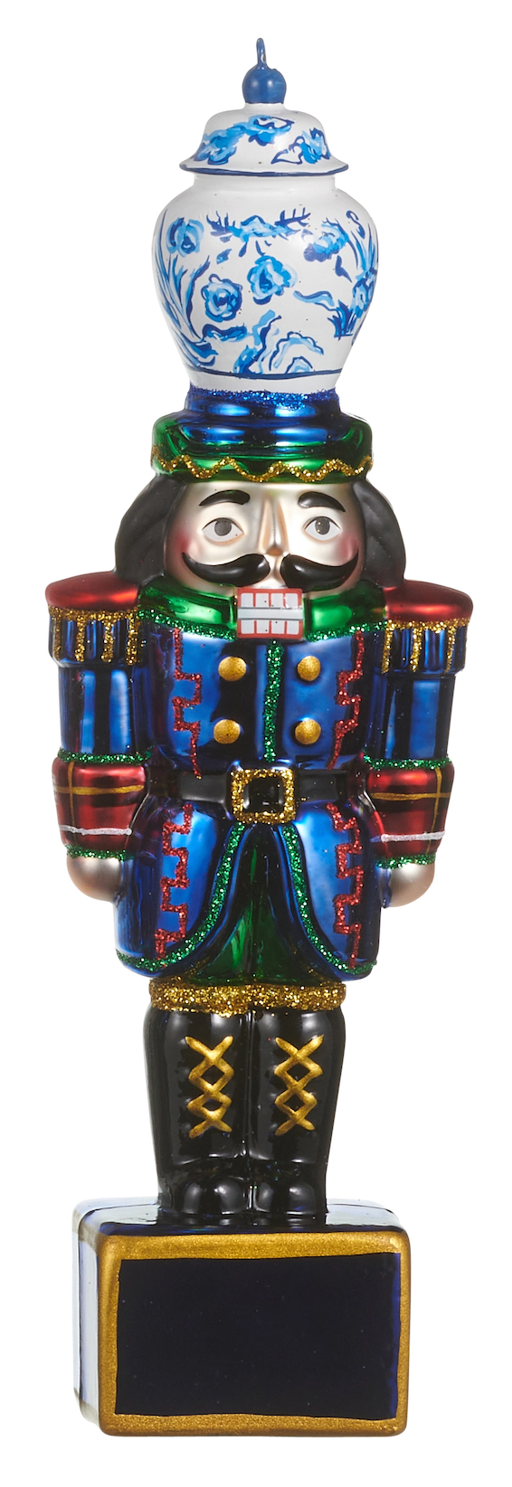 CHINOISERIE NOBLE NUTCRACKER ORNAMENT