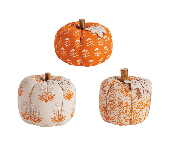 STUFFED DECORATIVE PUMPKIN