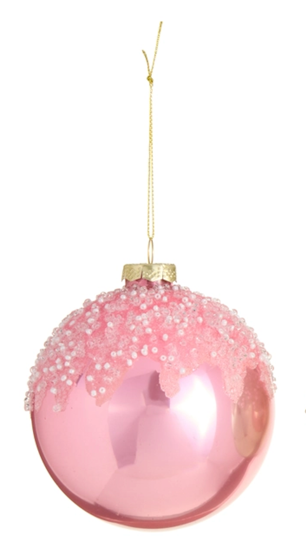 ICING DRIZZLE BALL ORNAMENT