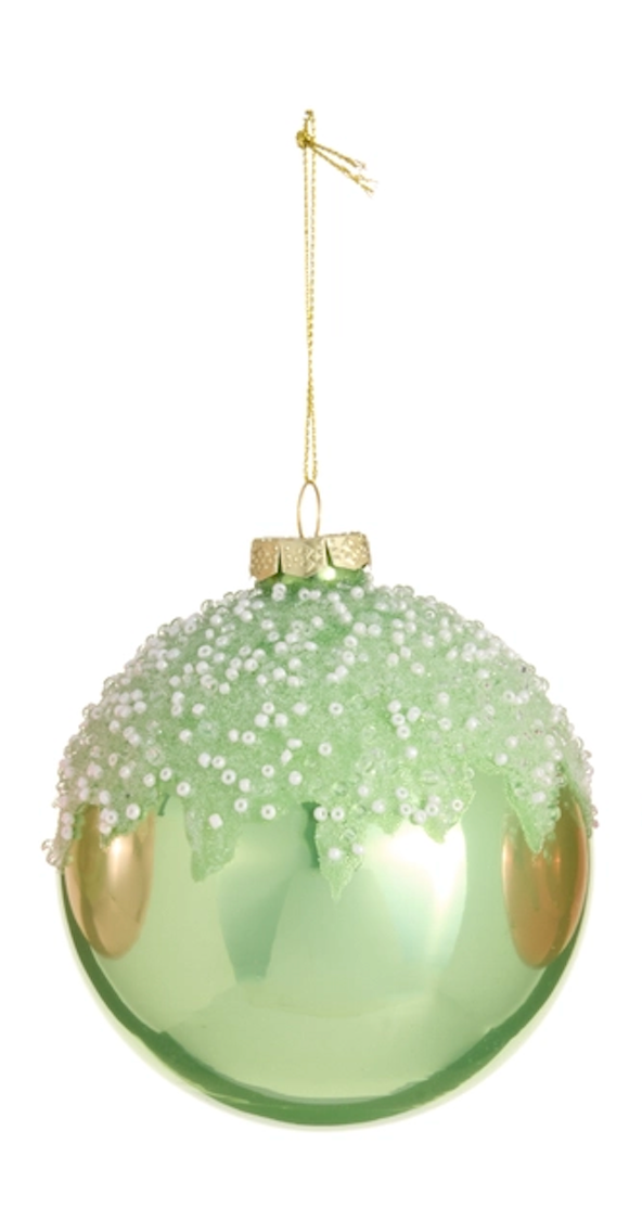 ICING DRIZZLE BALL ORNAMENT