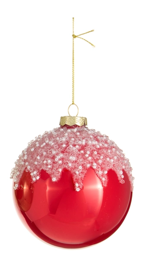 ICING DRIZZLE BALL ORNAMENT