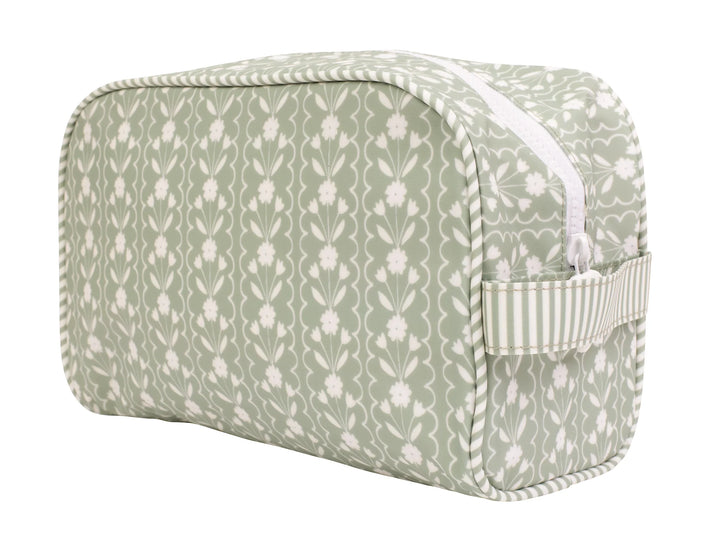 SAGE FLORAL DOPP KIT
