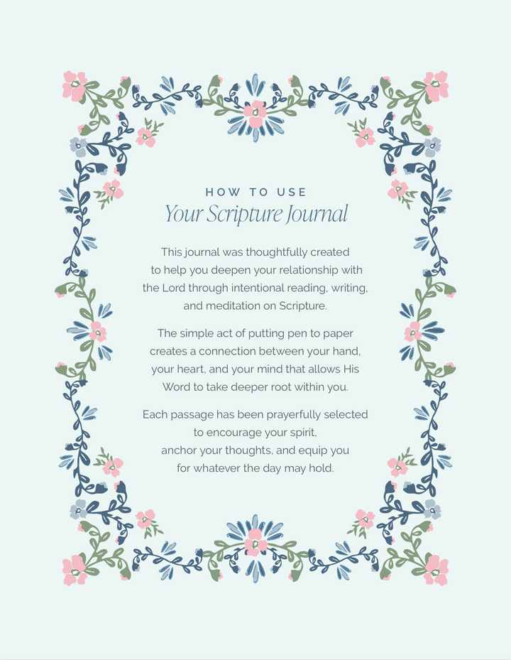 A centered printed guide titled &