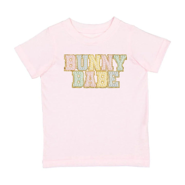 BUNNY BABE PATCH PINK TEE