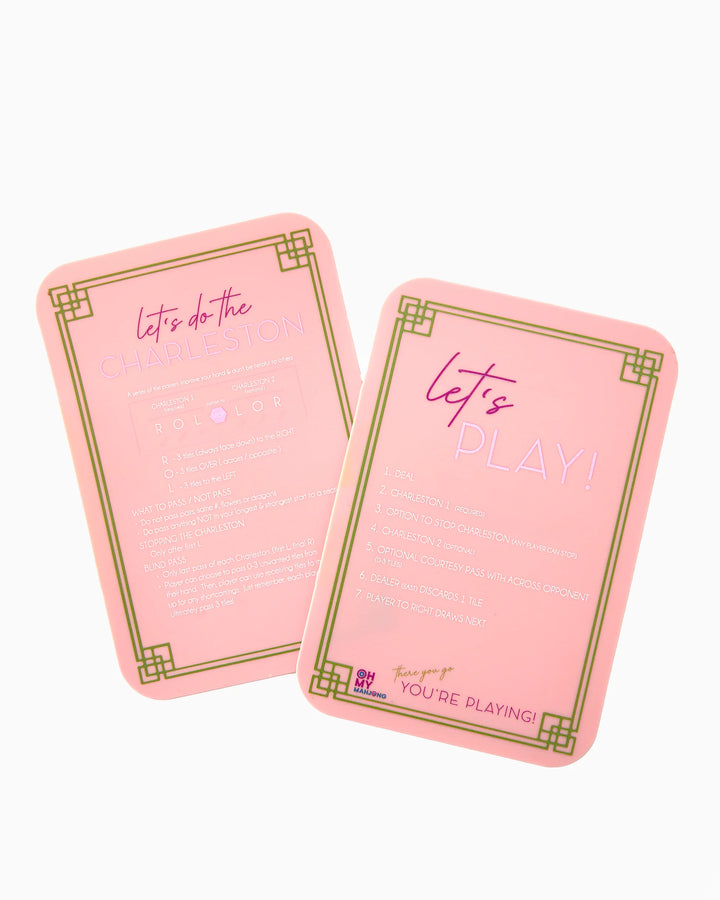 Oh My Mahjong Solara Starter Kit complete mahjong starter kit for stylish game nights and gifting | Walker Boutique
