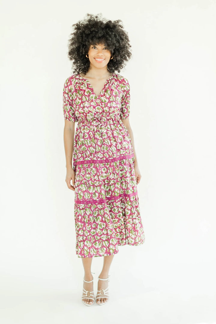 CLARA THE LABEL: CYRENE DRESS | PLUMERIA