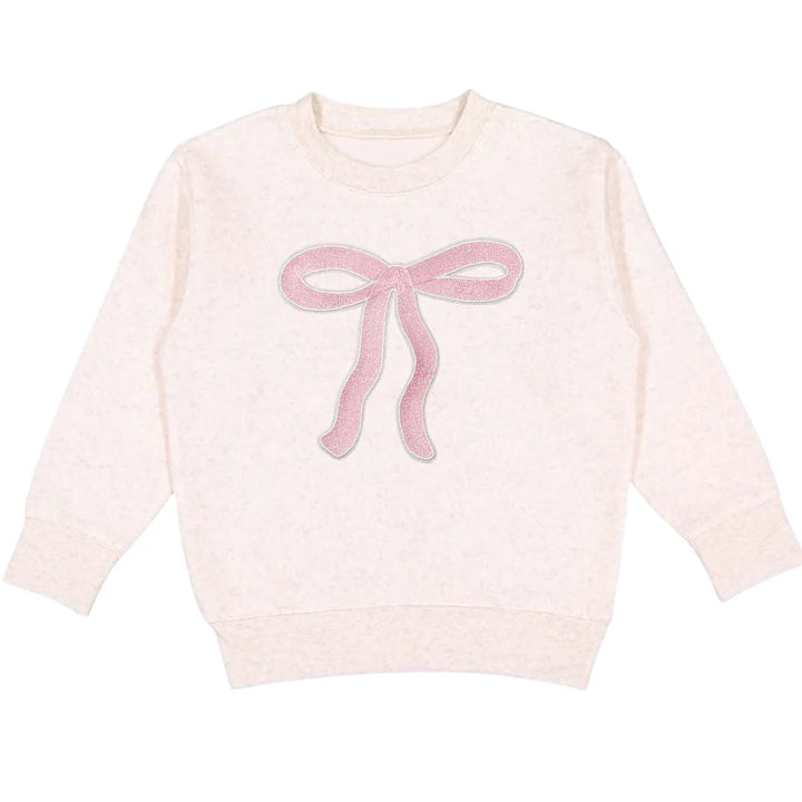COQUETTE BOW PATCH SWEATSHIRT