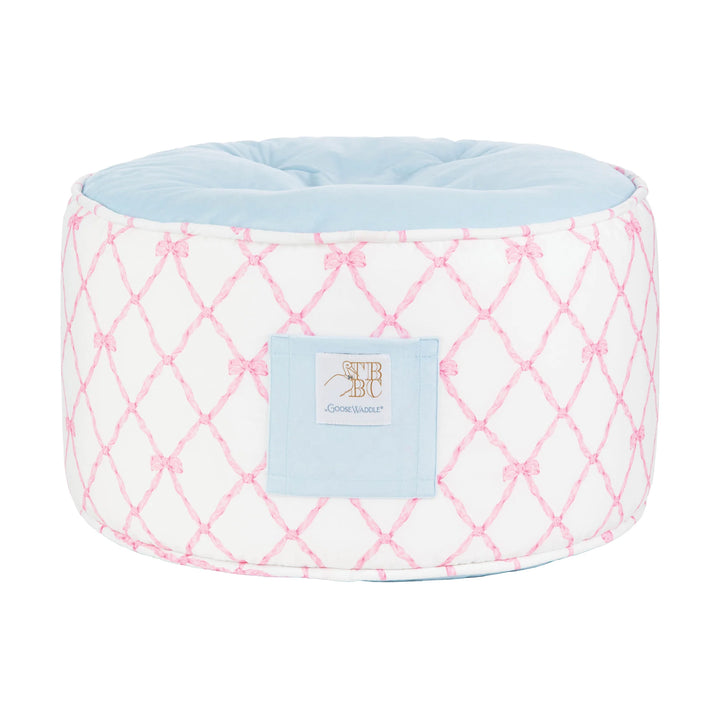 THE BEAUFORT BONNET COMPANY BELLE MEADE BOW POUF