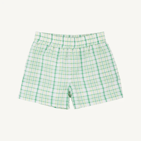 GIBSON ISLAND GREEN & LAKE WORTH YELLOW SEERSUCKER SHEFFIELD SHORTS