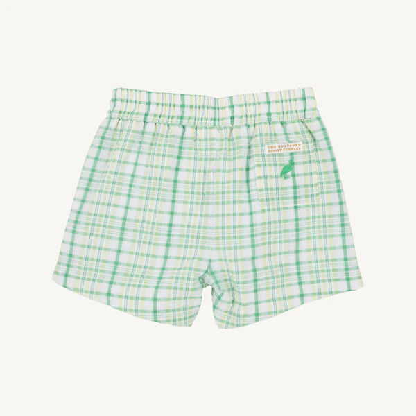 GIBSON ISLAND GREEN & LAKE WORTH YELLOW SEERSUCKER SHEFFIELD SHORTS