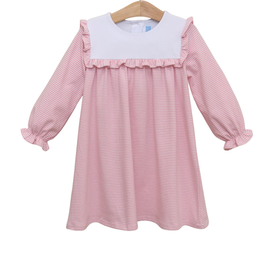 LIGHT PINK STRIPE MARIE DRESS