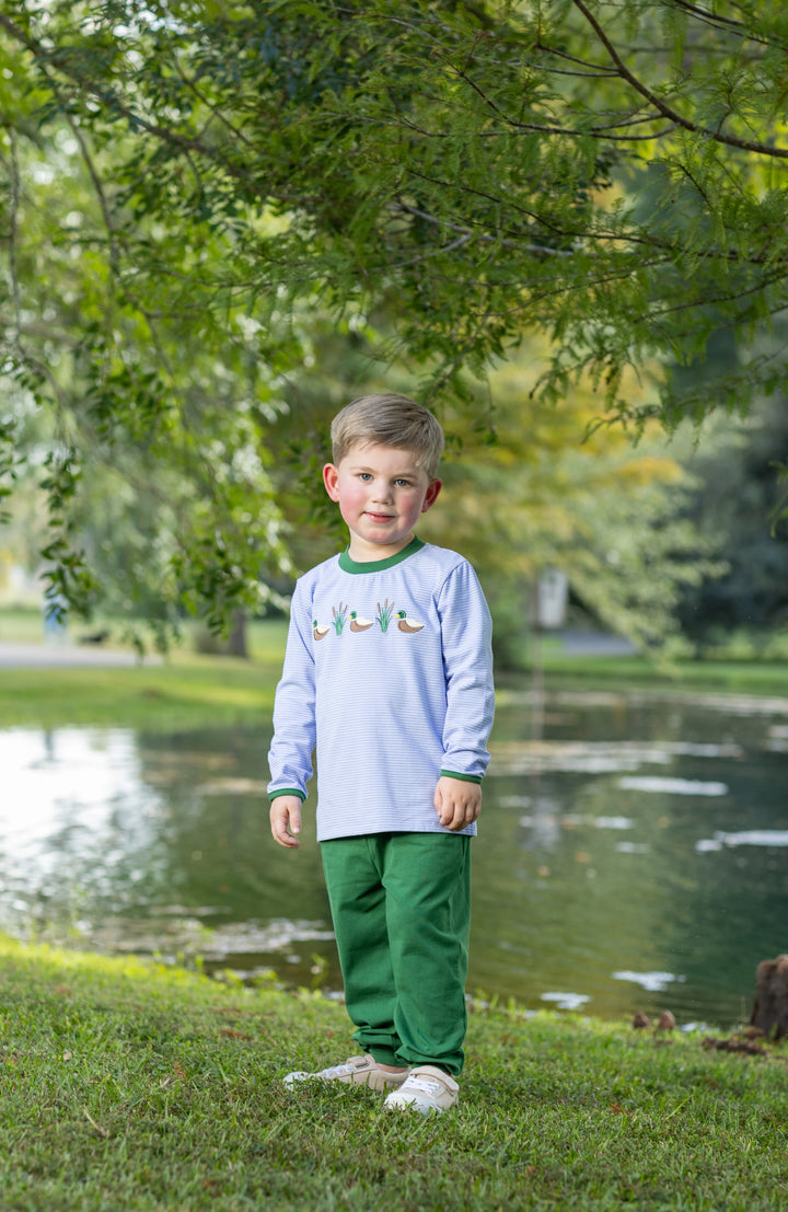 MALLARD EMBROIDERED TRIO JOGGER SET