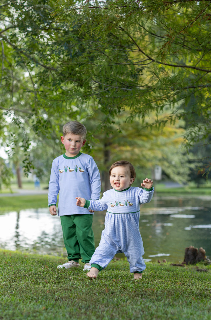 MALLARD EMBROIDERED TRIO JOGGER SET