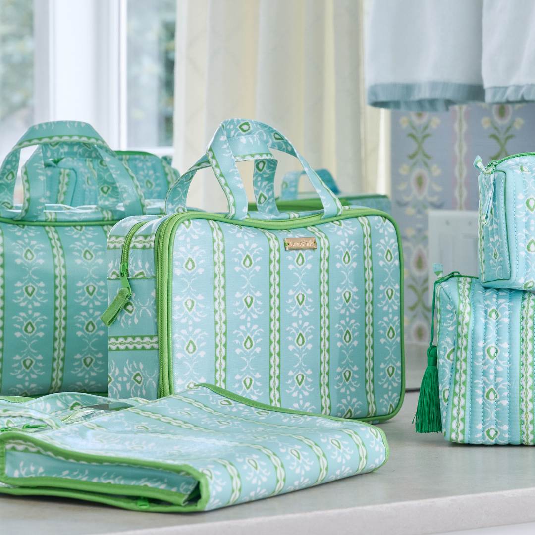 ROSEMARY STRIPE BLUE TRAVEL CASE