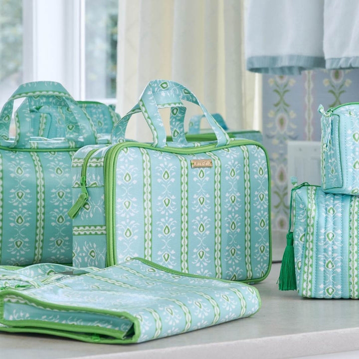 ROSEMARY STRIPE BLUE TRAVEL CASE