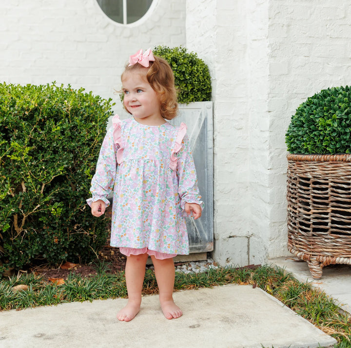 AUTUMN BLOOMS LONG SLEEVE BLOOMER SET