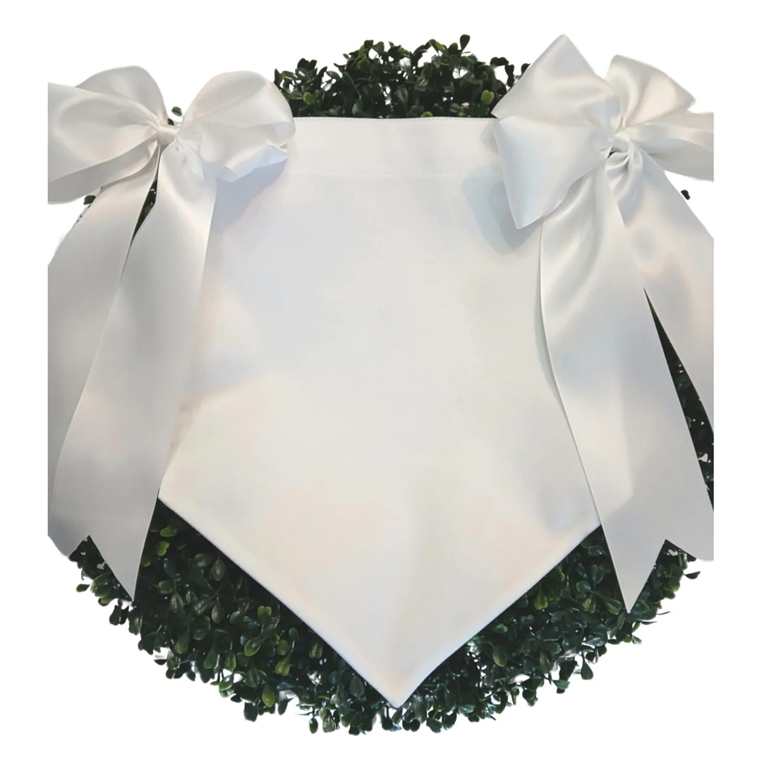 Baby Banner Set WITH WHITE BOWS