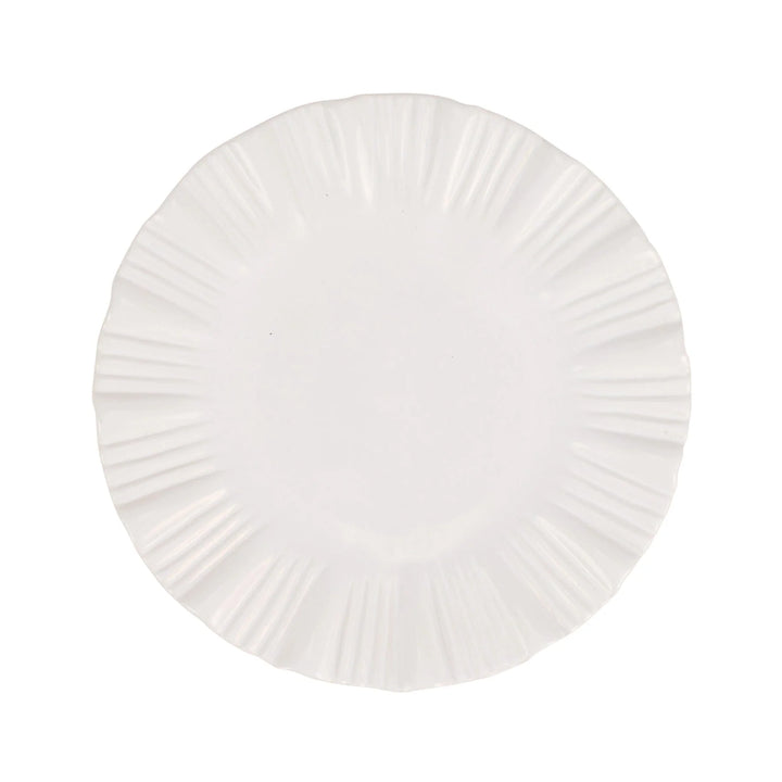 BARI WHITE EUROPEAN DINNER PLATE