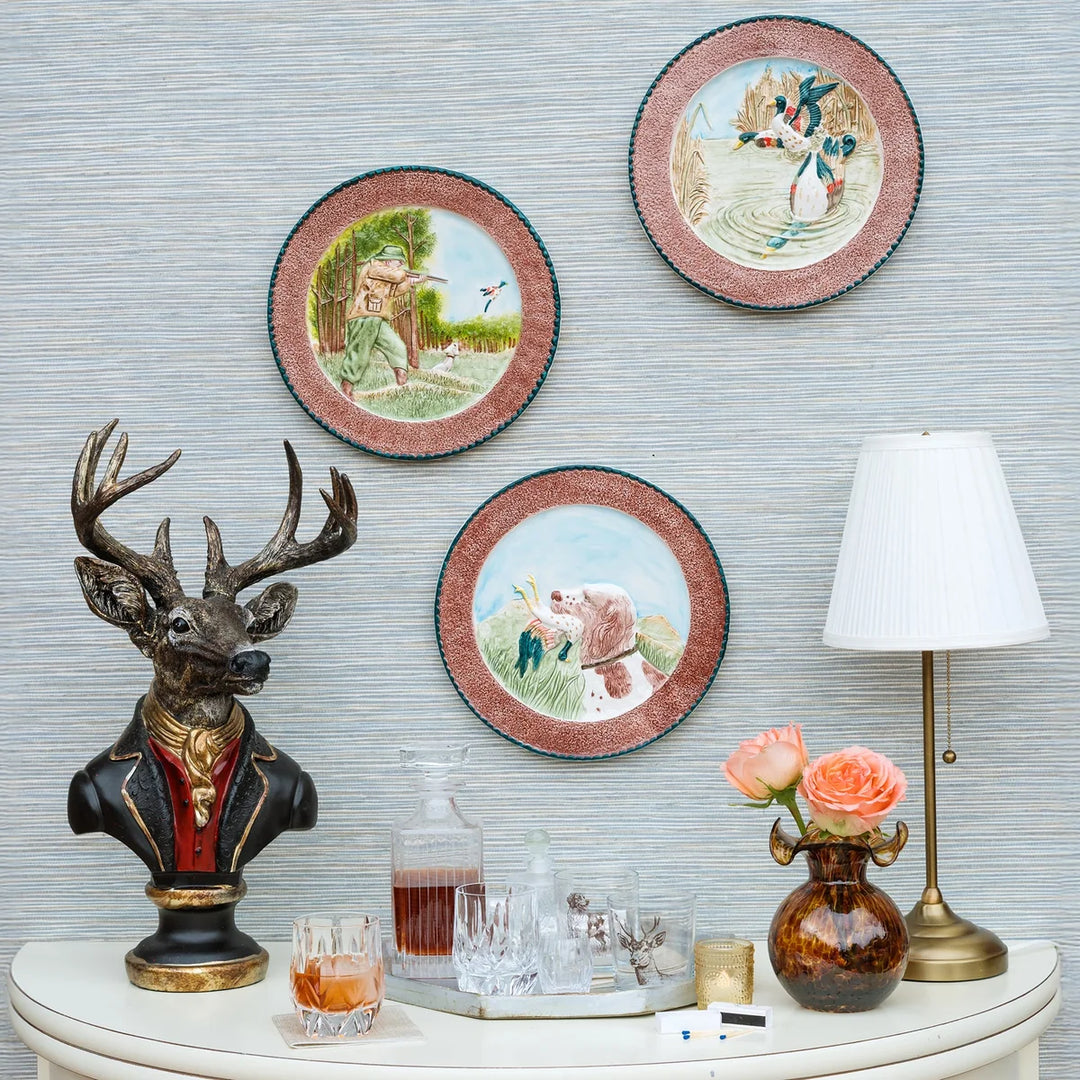 WILDLIFE SPANIEL WALL PLATE