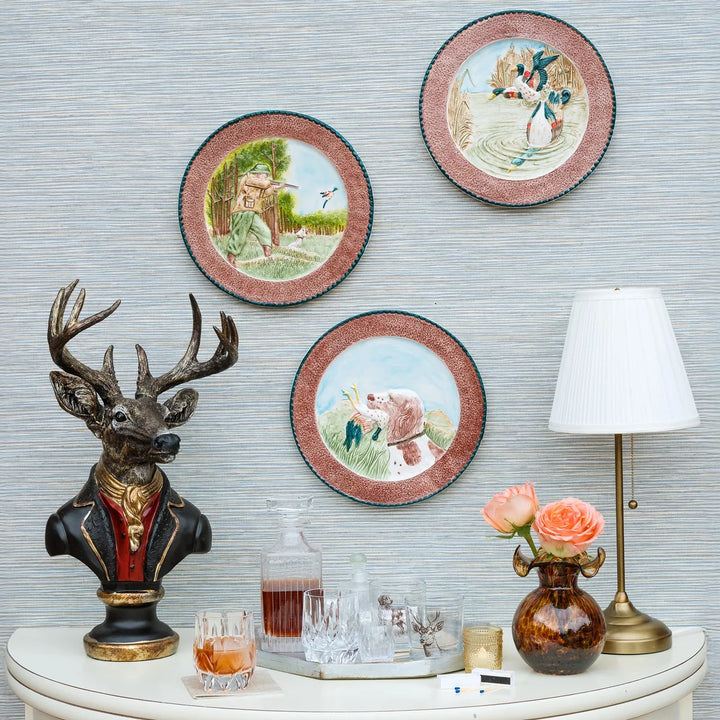WILDLIFE SPANIEL WALL PLATE