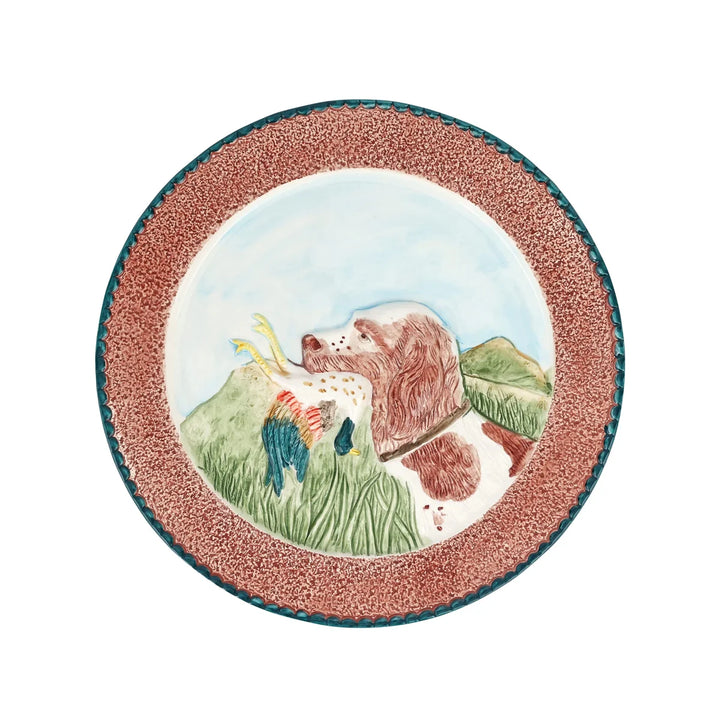 WILDLIFE SPANIEL WALL PLATE
