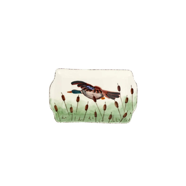 WILDLIFE MALLARD RECTANGULAR PLATE