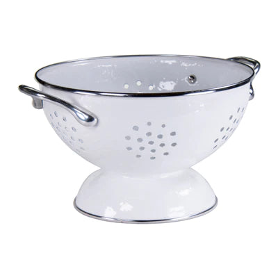 WHITE MEDIUM COLANDER