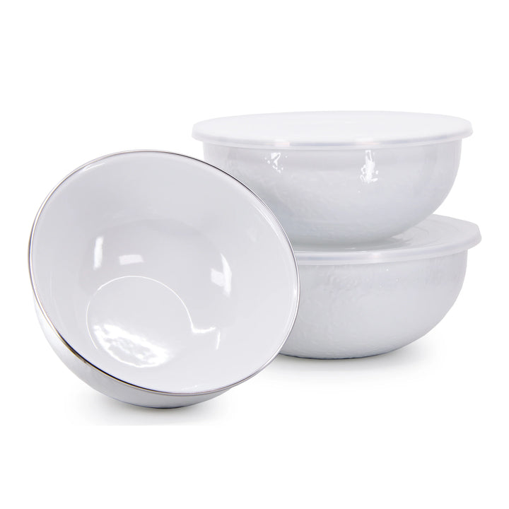 WHITE MIXING BOWL SET