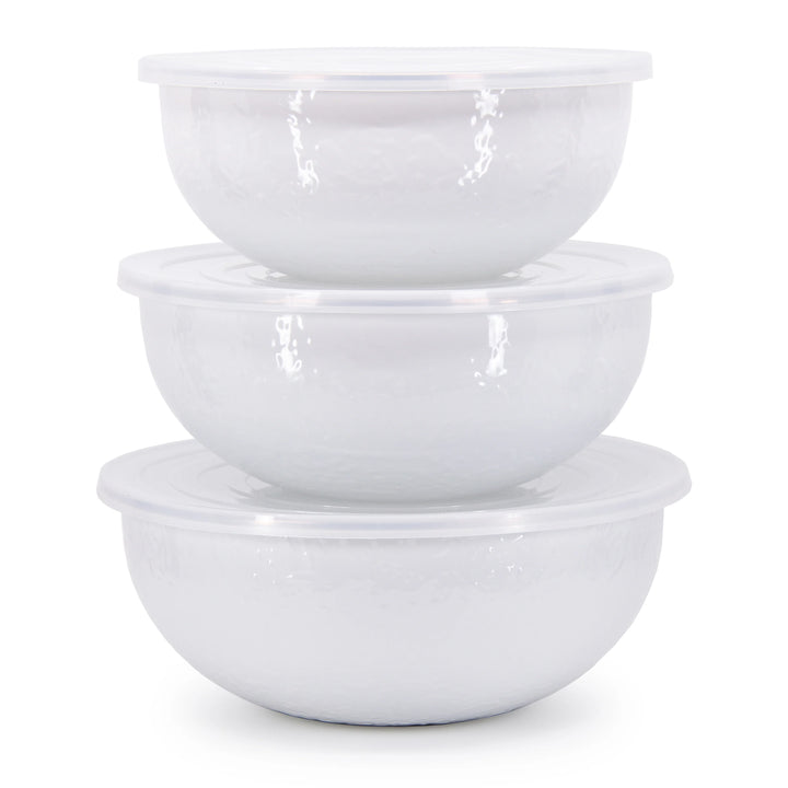 WHITE MIXING BOWL SET