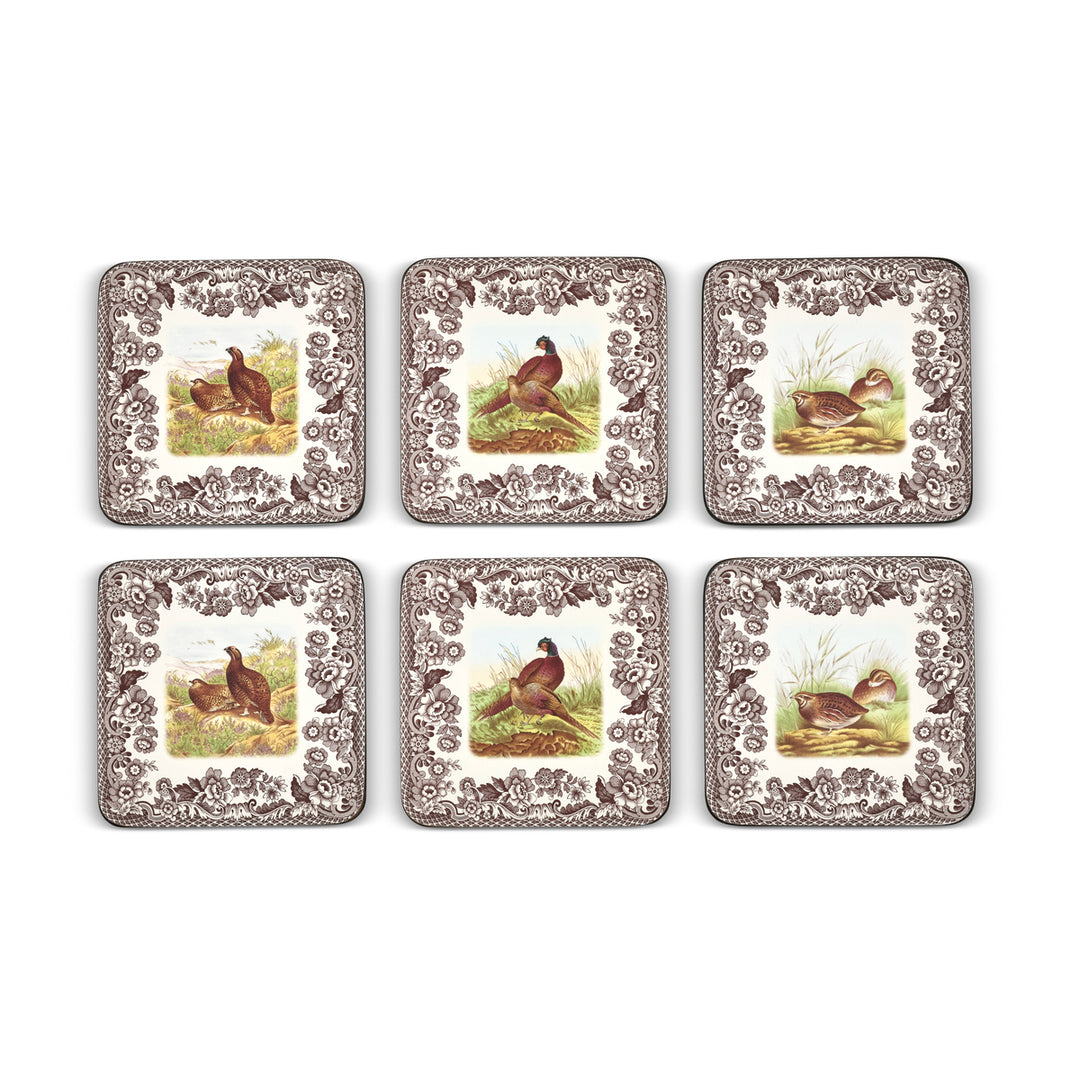 WOODLAND COASTERS SET