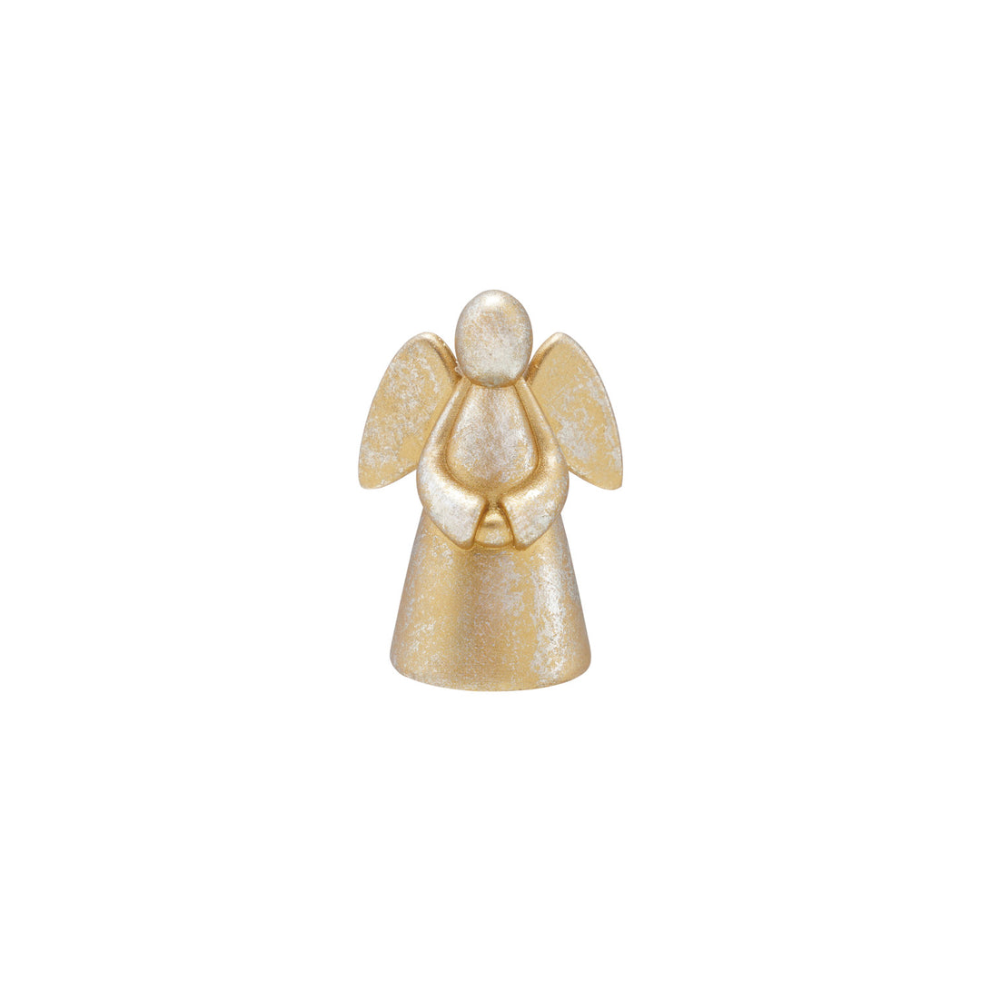 Small angel figurine on a white background