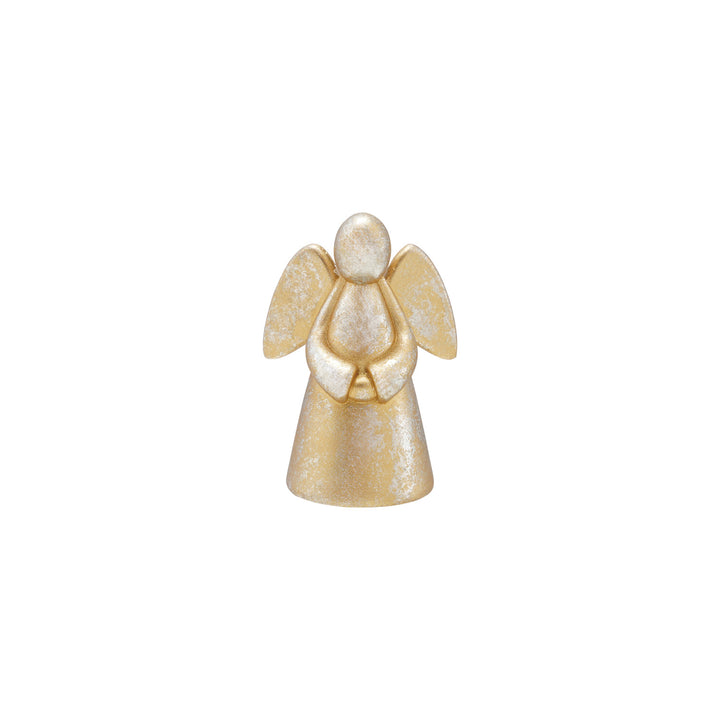 Small angel figurine on a white background