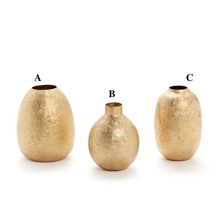 GOLDEN TEXTURE VASE