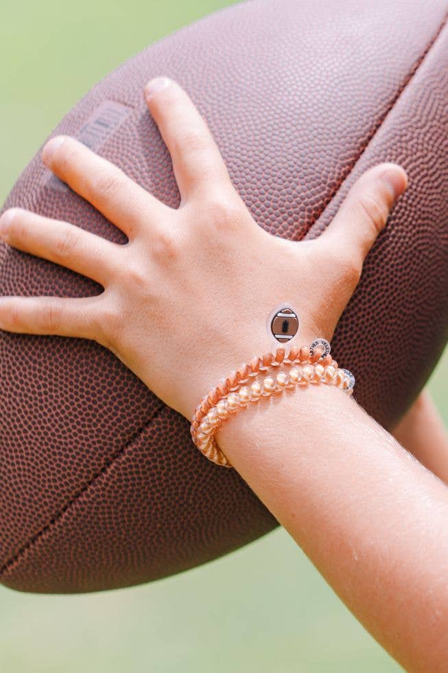 FOOTBALL SMALL SPIRAL HAIR COILS