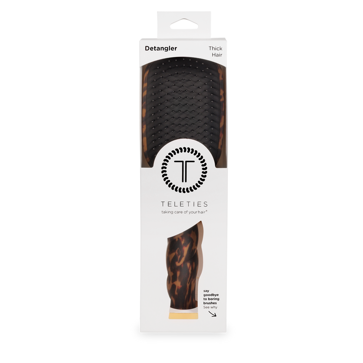 TORTOISE DETANGLER HAIR BRUSH FOR THICK HAIR