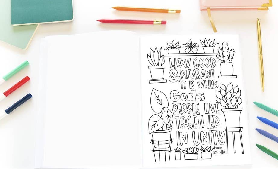 BIBLE COLORING BOOK FOR GIRLS