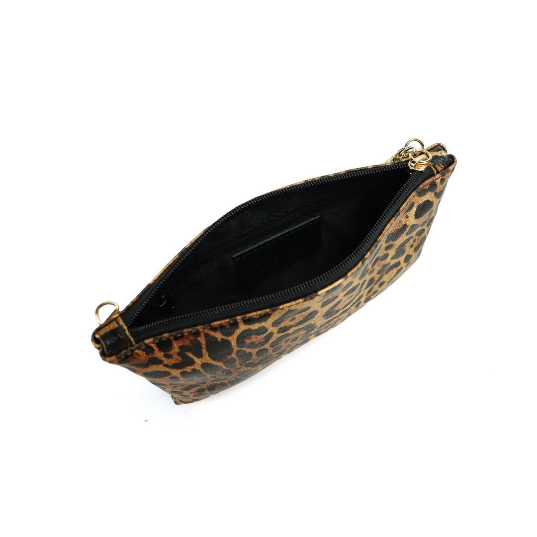 LEOPARD LEATHER PURSE