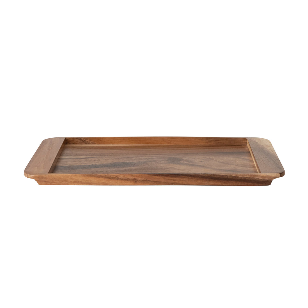 HANDLED SAUR WOOD SERVING BOARD